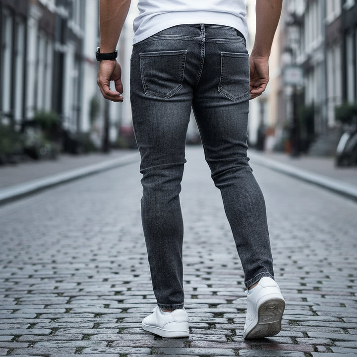 Luca – Heren Spijkerbroek | Slim Fit met Gescheurde Details voor een Stoere Look - 4