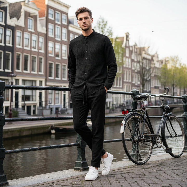 Luca – Heren Set | Stijlvolle Top Met Relaxte Fit Broek - 1