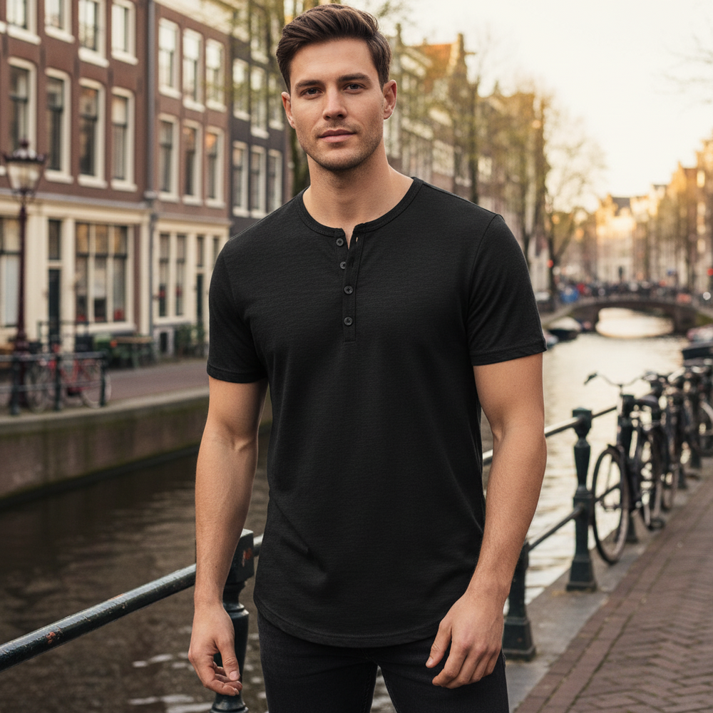 Luca – Heren T-shirt | Comfortabele Pasvorm met Tijdloos Design - 2
