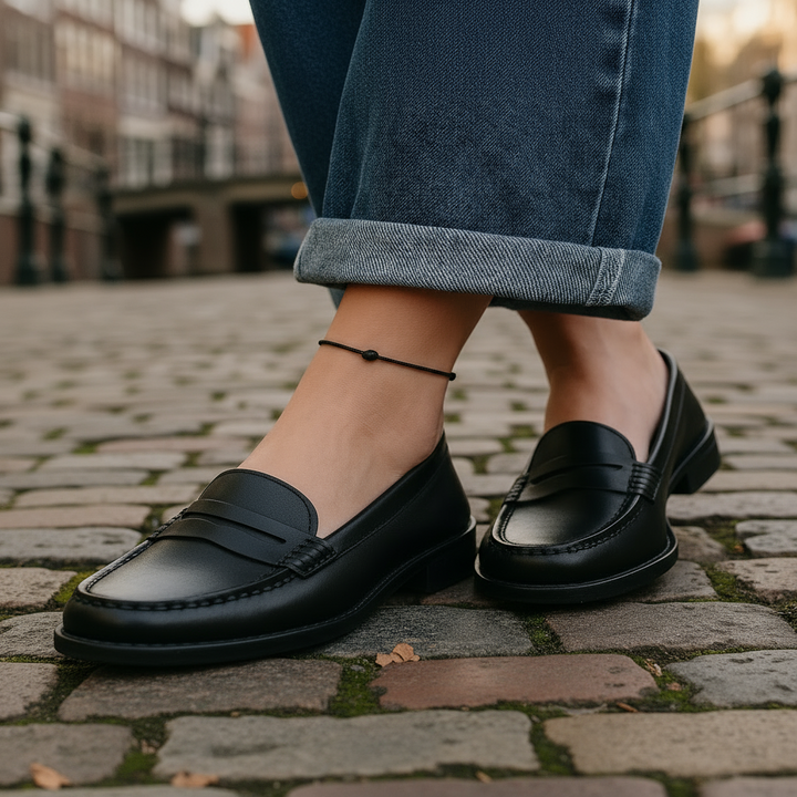 Livia – Dames Loafers | Zwarte Loafers Dames met Lichtgewicht Comfort - 2