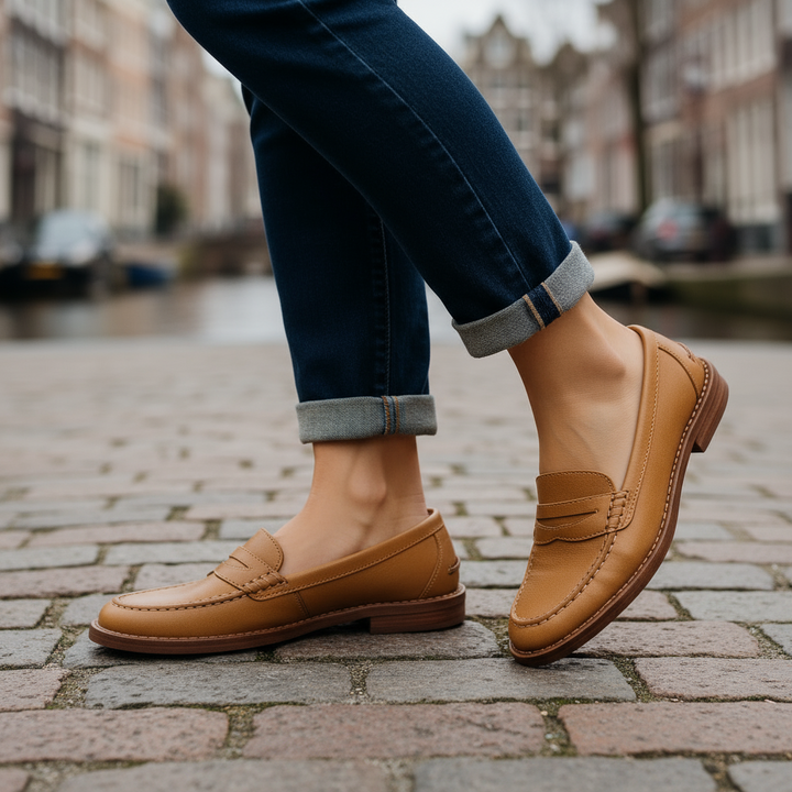 Livia – Dames Loafers | Zwarte Loafers Dames met Lichtgewicht Comfort - 3