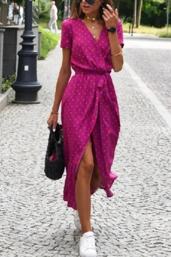 A classic dress featuring a flattering silhouette, perfect for formal occasions. 7