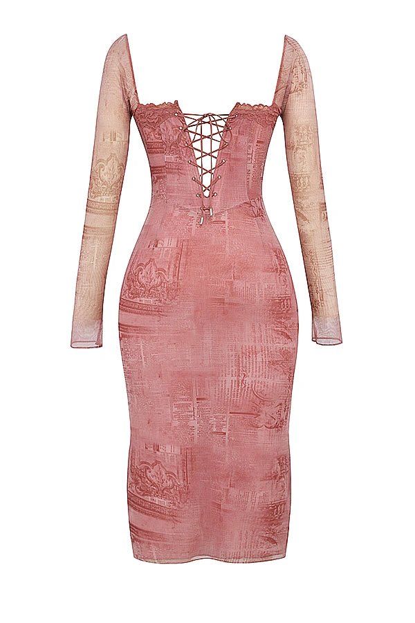Fitted corset dress with underwired cups, designed for formal occasions. 10