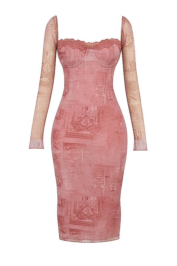 Fitted corset dress with underwired cups, designed for formal occasions. 7