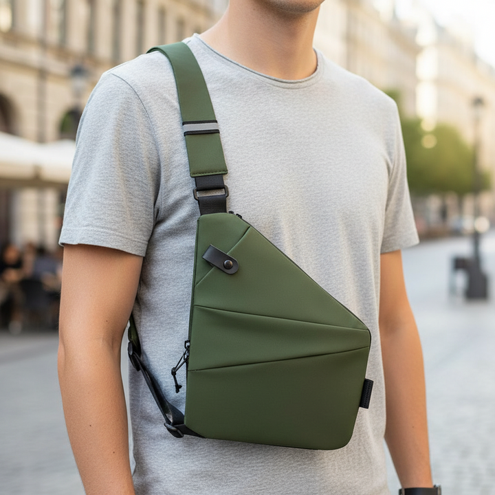 Crossbody Bag | Compact Design with RFID Protection for Women-Handtaschen-Mykonostore-Camo Green-Left-Mykonostore