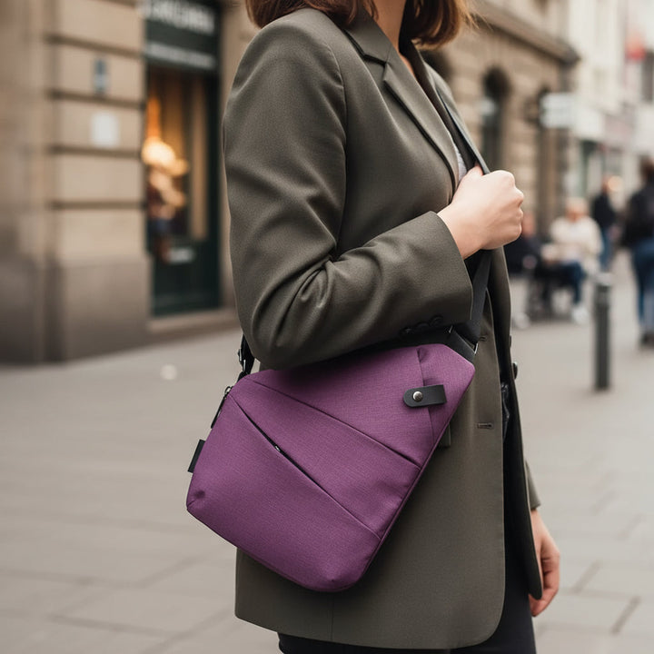Crossbody Bag | Compact Design with RFID Protection for Women-Handtaschen-Mykonostore-Magenta-Right-Mykonostore