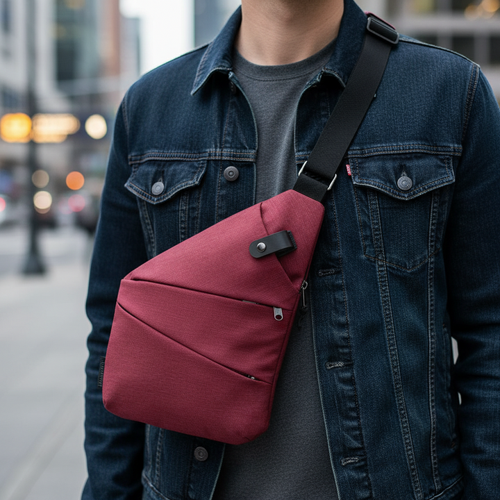 Crossbody Bag | Compact Design with RFID Protection for Women-Handtaschen-Mykonostore-Red-Right-Mykonostore