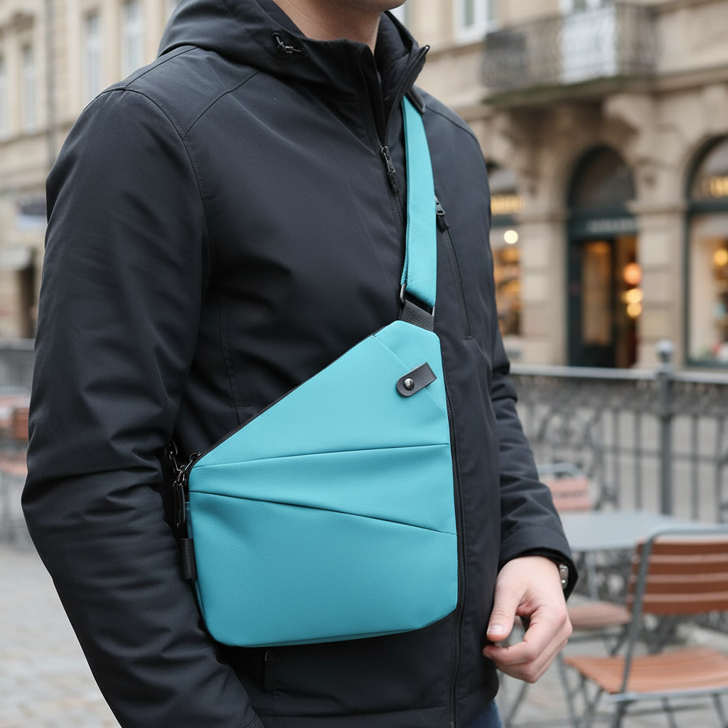Crossbody Bag | Compact Design with RFID Protection for Women-Handtaschen-Mykonostore-Sky Blue-Right-Mykonostore
