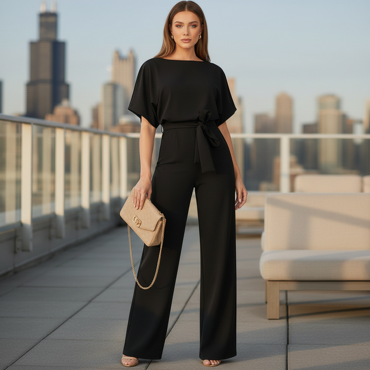 Elegant Black Jumpsuit Women | Flattering Fit and Versatile Design-Jumpsuits-Mykonostore-Black-S-Mykonostore