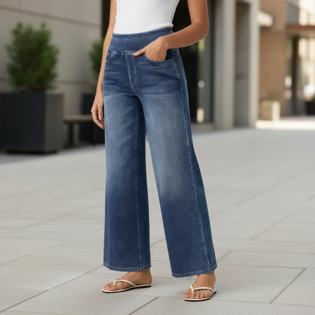 High-Waist Jeans | Flattering Fit for Effortless Style-Women's Jeans-Mykonostore-Mykonostore