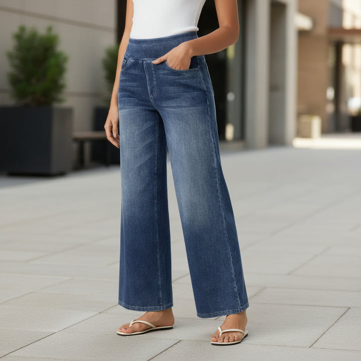 High-Waist Jeans | Flattering Fit for Effortless Style-Women's Jeans-Mykonostore-Mykonostore