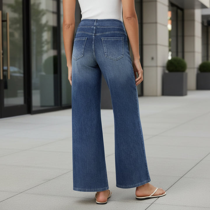 High-Waist Jeans | Flattering Fit for Effortless Style-Women's Jeans-Mykonostore-Mykonostore