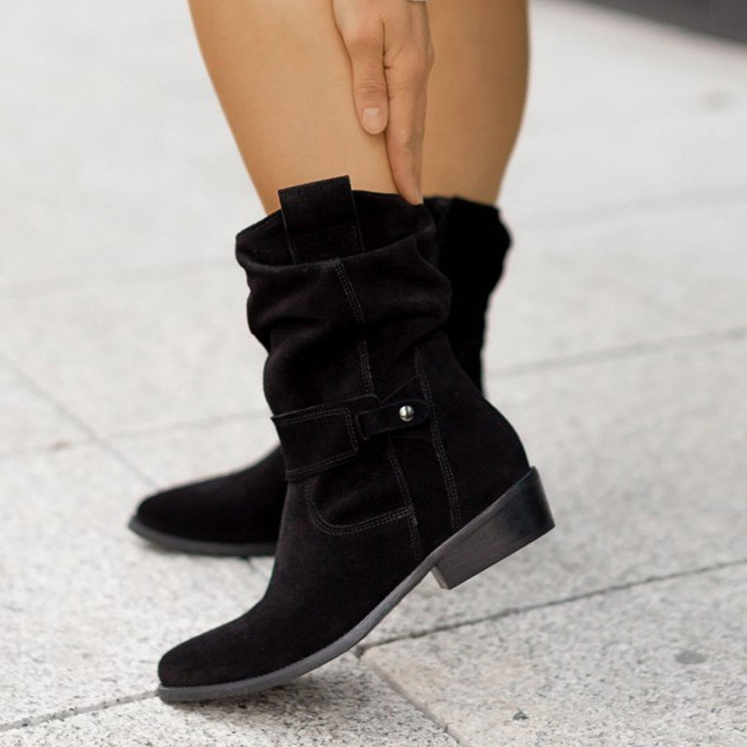Kawensa – Women's Ankle Booties | Stylish Design-Mykonostore-Black-5-Mykonostore
