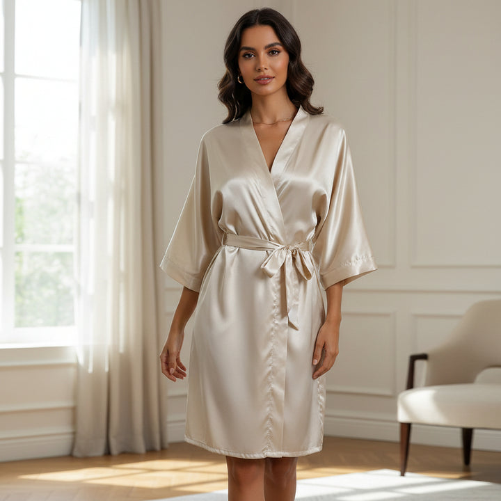 Lightweight Elegant Kimono | Flowy Design for Women-Women’s Kimonos-Mykonostore-Khaki-S-Mykonostore
