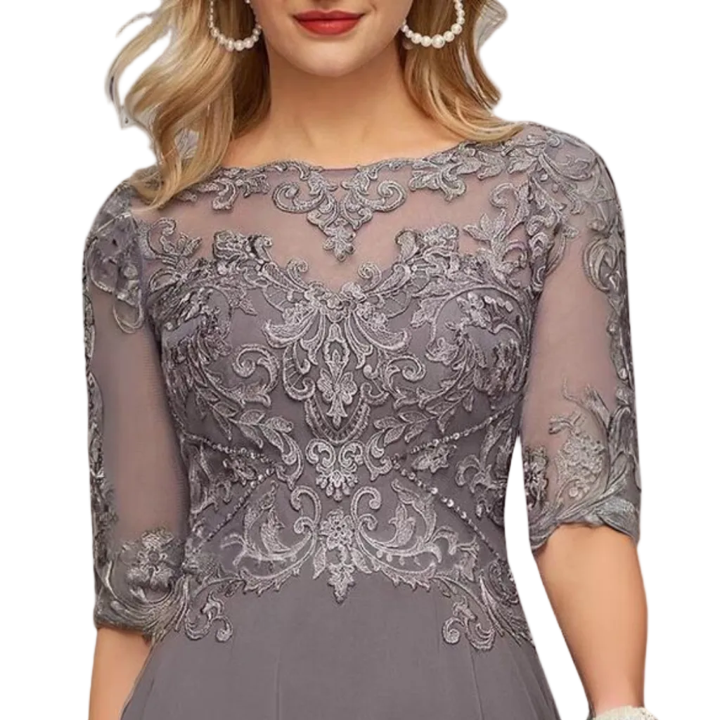 Party Dress | Lace Detail, Flattering Fit-Women's Dresses-Mykonostore-Mykonostore