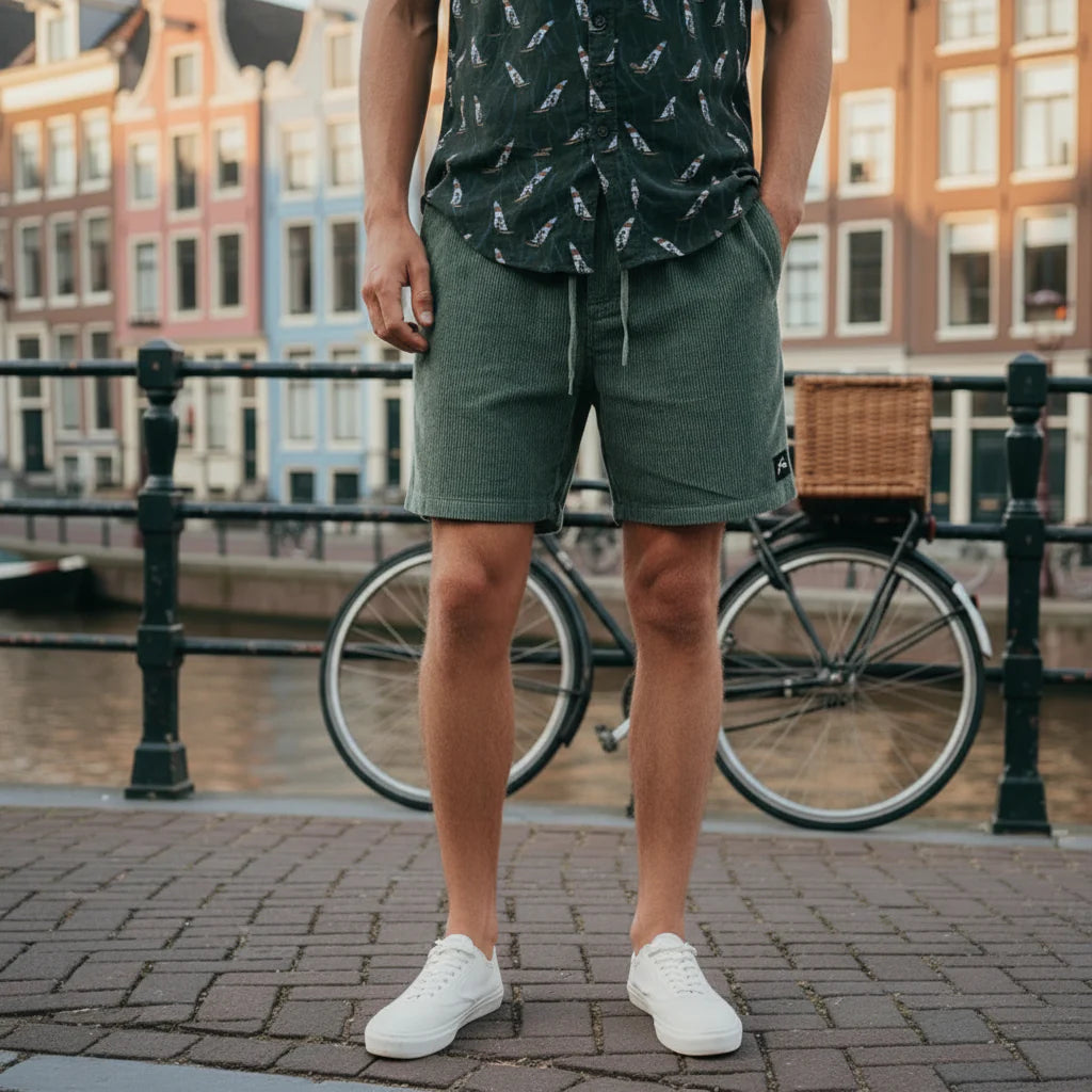 Lena – Dames Korte Broek | Retro Stijl met Comfort en Elastische Taille - 1