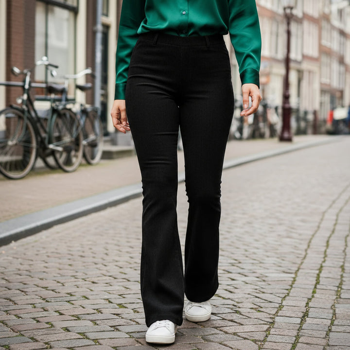 Livia – Dames Flare Pants | Hoge Taille en Elegante Pasvorm - 3