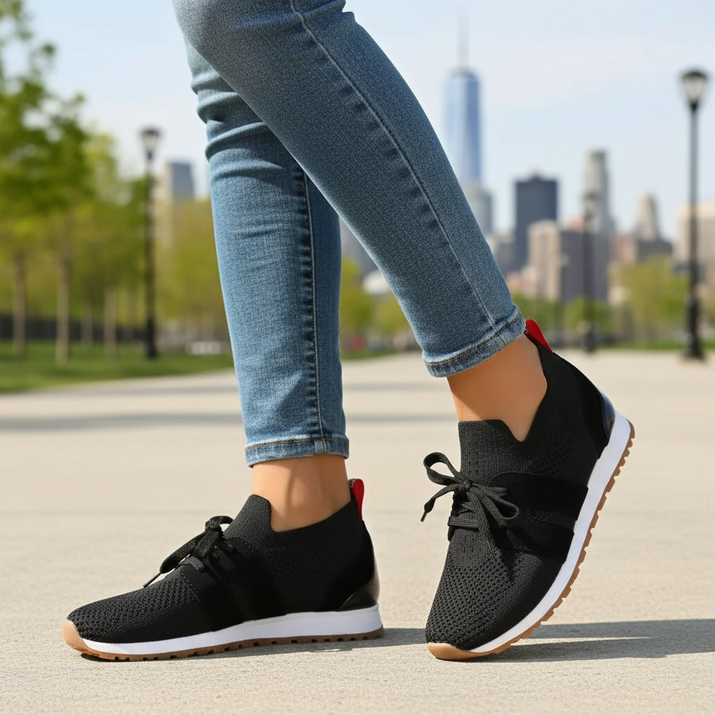 Sporty Sneakers | Trendy Design with Ultimate Comfort-Women's Sneakers-Mykonostore-Black-5-Mykonostore
