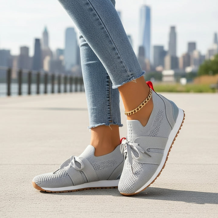 Sporty Sneakers | Trendy Design with Ultimate Comfort-Women's Sneakers-Mykonostore-Gray-5-Mykonostore