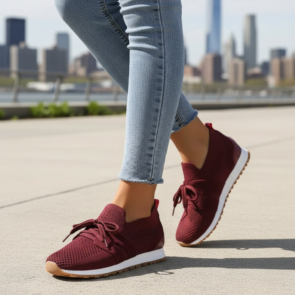 Sporty Sneakers | Trendy Design with Ultimate Comfort-Women's Sneakers-Mykonostore-Red-5-Mykonostore