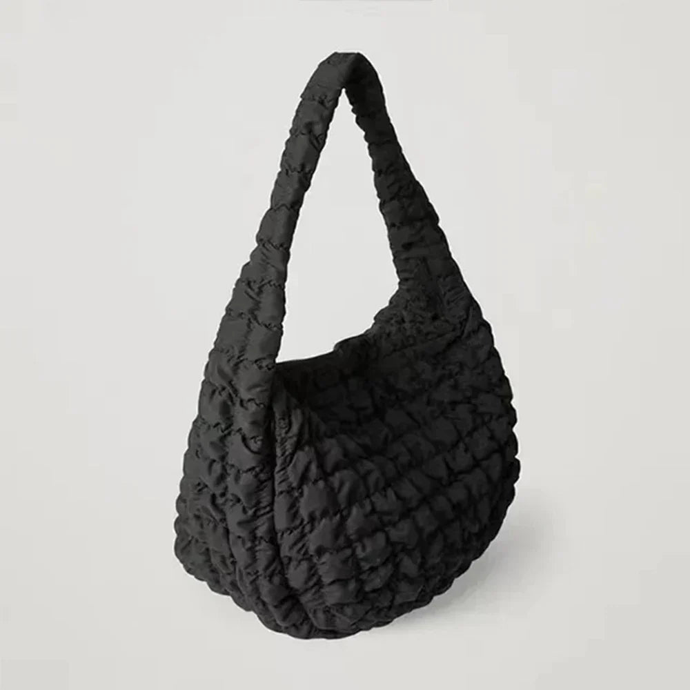 Unisex Compact Down Shoulder Bag | Streamlined Design for Daily Use-Mykonostore-Black-Mykonostore