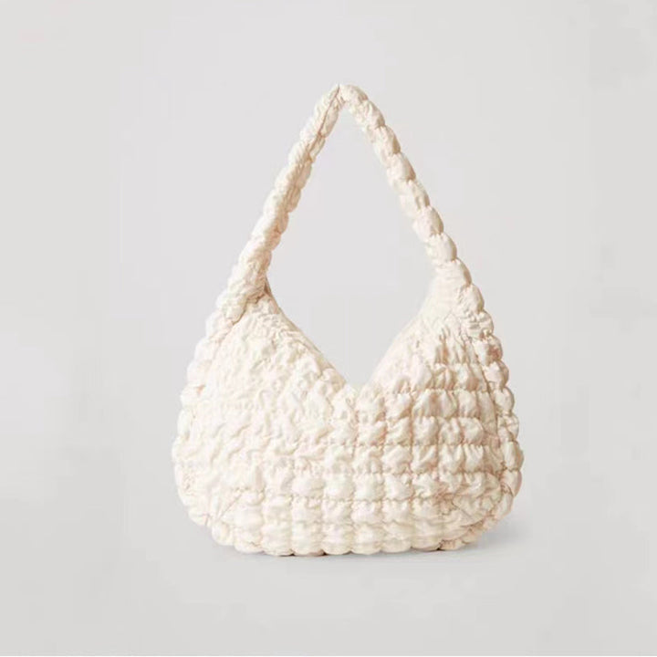 Unisex Compact Down Shoulder Bag | Streamlined Design for Daily Use-Mykonostore-White-Mykonostore