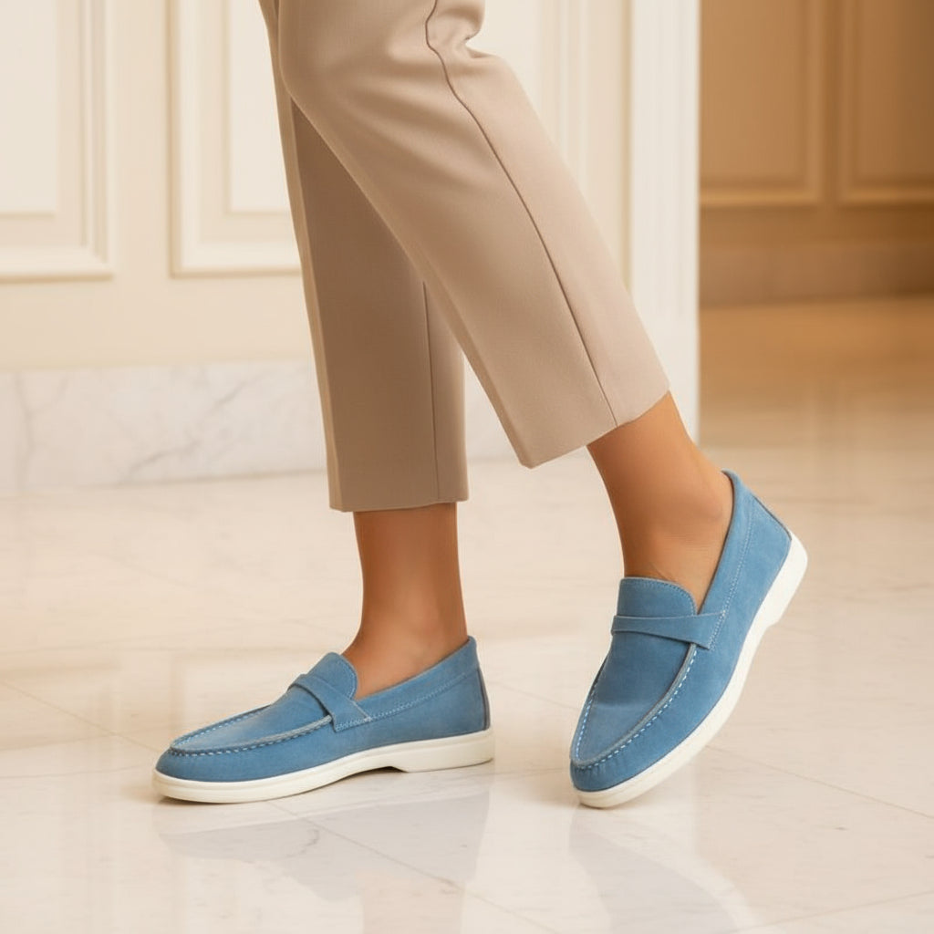 Luna – Dames Instappers | Elegant Suède Design - 3