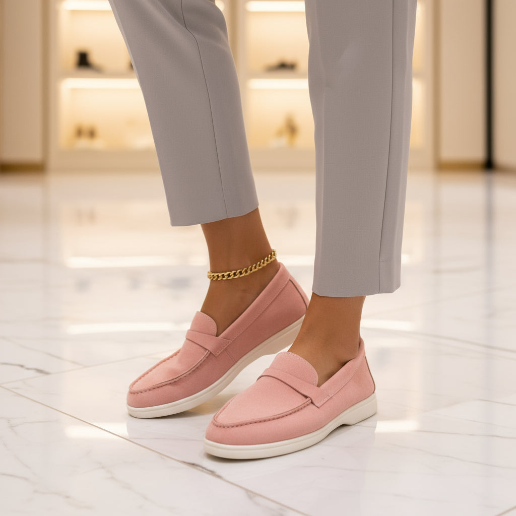 Luna – Dames Instappers | Elegant Suède Design - 5