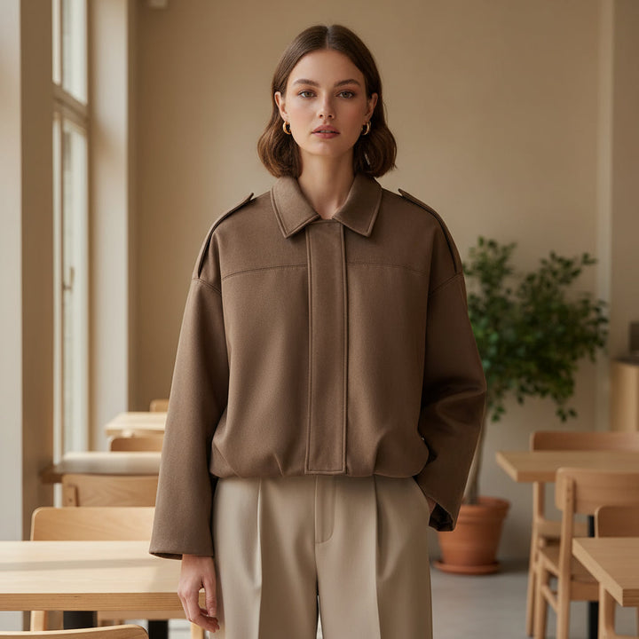 Luna – Dames Korte Jas | Suede Look, Relaxed Fit - 2