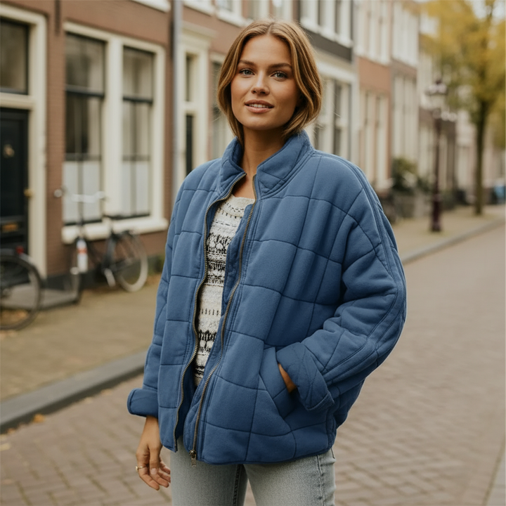 Luna – Dames Jas | Lange Oversized Comfortabele Overgangsjas - 5