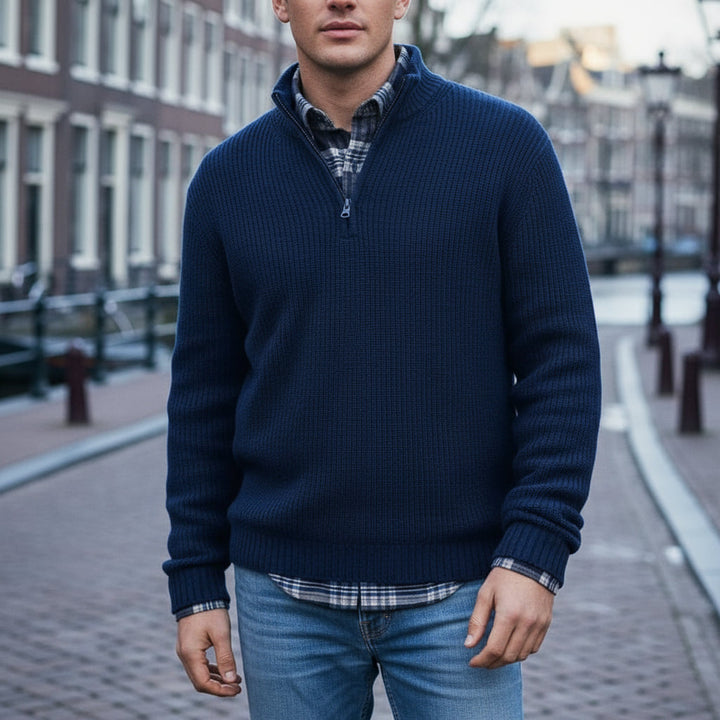 Luca – Heren Trui | Ronde Hals, Tijdloos Design - 1