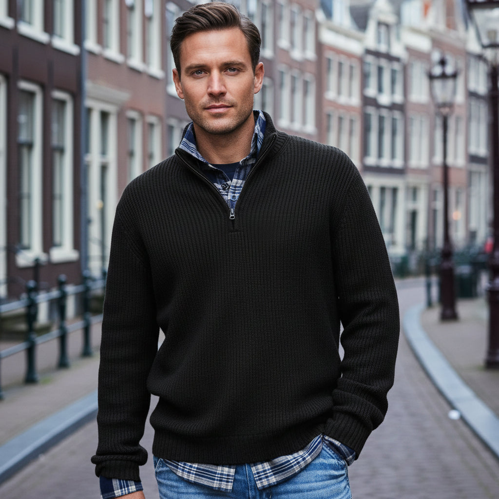 Luca – Heren Trui | Ronde Hals, Tijdloos Design - 4