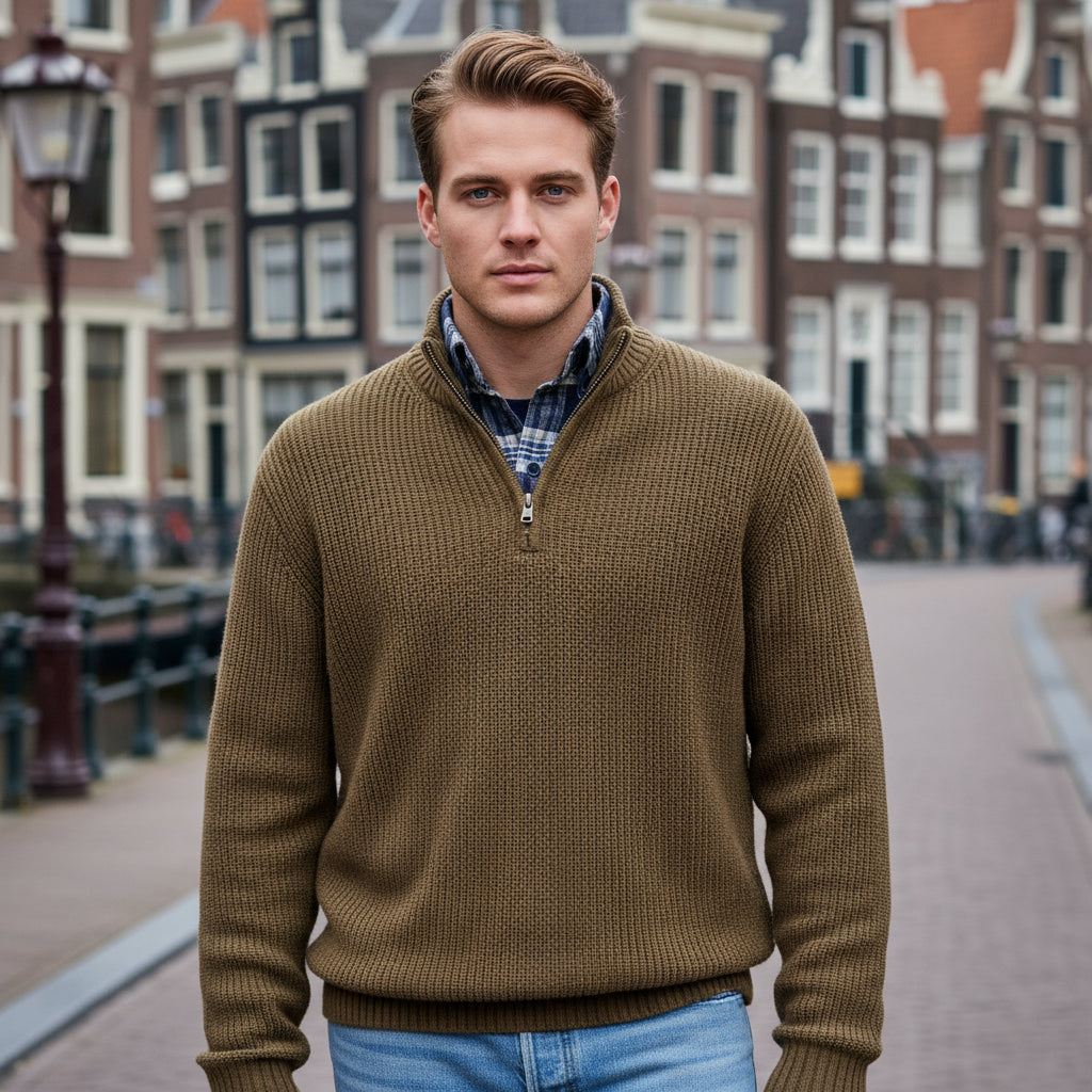 Luca – Heren Trui | Ronde Hals, Tijdloos Design - 6