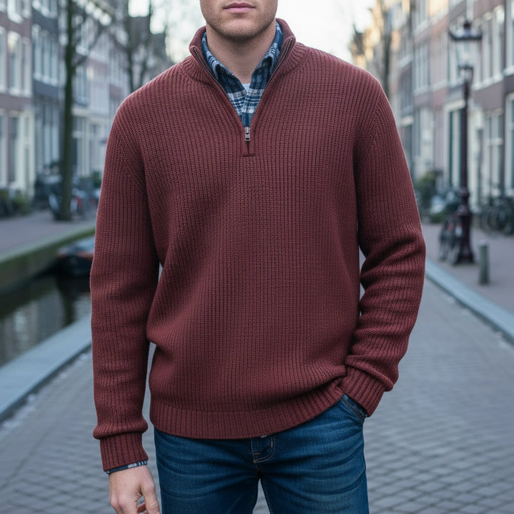 Luca – Heren Trui | Ronde Hals, Tijdloos Design - 8