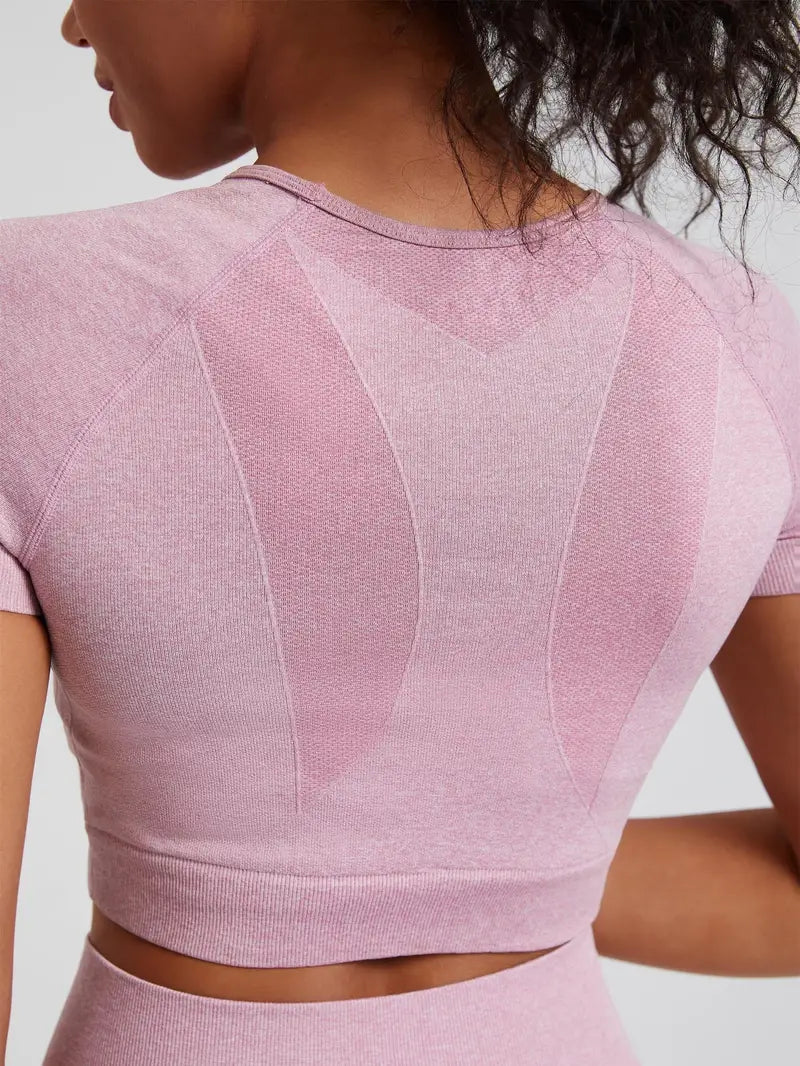 Women's Breathable High-Waist Gym Set | Cute Matching Workout Set for Fitness and Yoga-Women’s Activewear-Mykonostore-Mykonostore