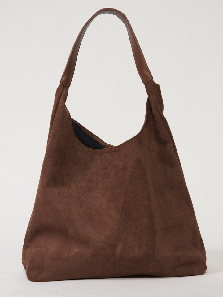 Women's Classic Smooth Tote Bag | Spacious Minimalist Carryall-Mykonostore-Brown-Mykonostore