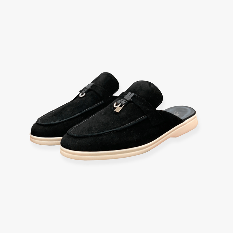 Women's Elegant Slip-On Mules | Comfortable Chic Design-Damen-Mules-Mykonostore-Black-5-Mykonostore