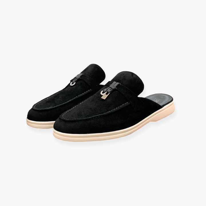 Women's Elegant Slip-On Mules | Comfortable Chic Design-Damen-Mules-Mykonostore-Black-5-Mykonostore