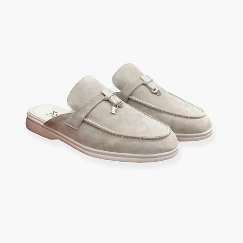 Women's Elegant Slip-On Mules | Comfortable Chic Design-Damen-Mules-Mykonostore-Gray-5-Mykonostore