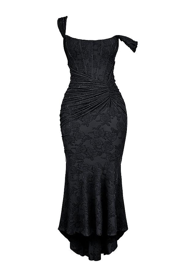 Women's Lightweight Floral Midi Dress | Elegant Flowing Summer Outfit-Mykonostore-Mykonostore