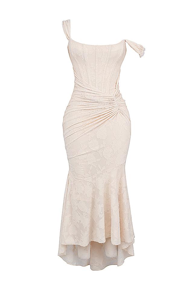 Women's Lightweight Floral Midi Dress | Elegant Flowing Summer Outfit-Mykonostore-Mykonostore
