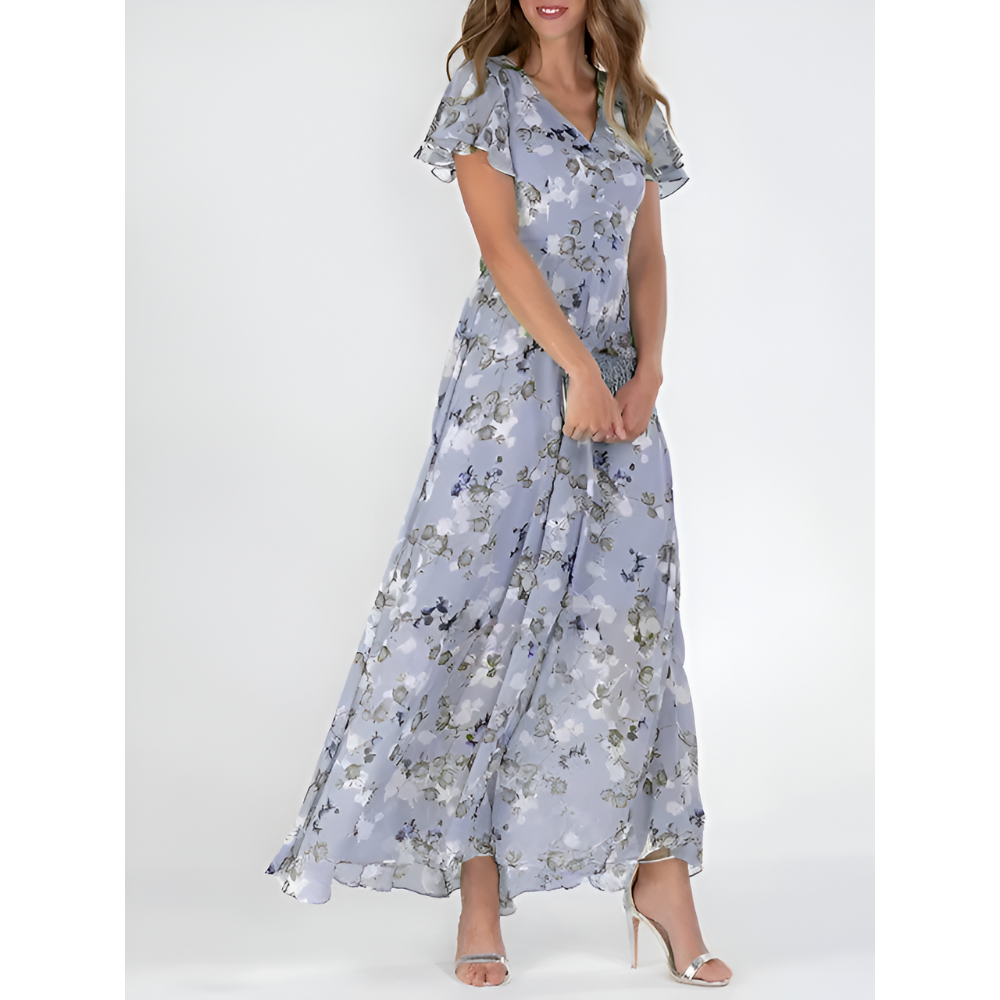 Women's Lightweight Midi Dress | Relaxed Medieval-Inspired Style-Mykonostore-Purple-S-Mykonostore