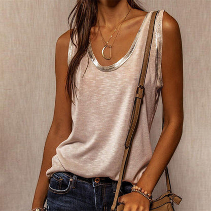 Women's Lightweight Polyester Summer Top | Stylish and Comfortable Casual Wear-Mykonostore-Mykonostore