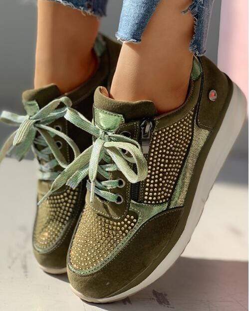 Women’s Loafers | Orthopedic Design with Wide Toe Box-Loafers & Slip-Ons-Mykonostore-Green-5-Mykonostore