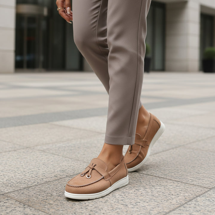 Women’s Loafers | Timeless Design Slip-On Style-Loafers-Mykonostore-Brown-5-Mykonostore