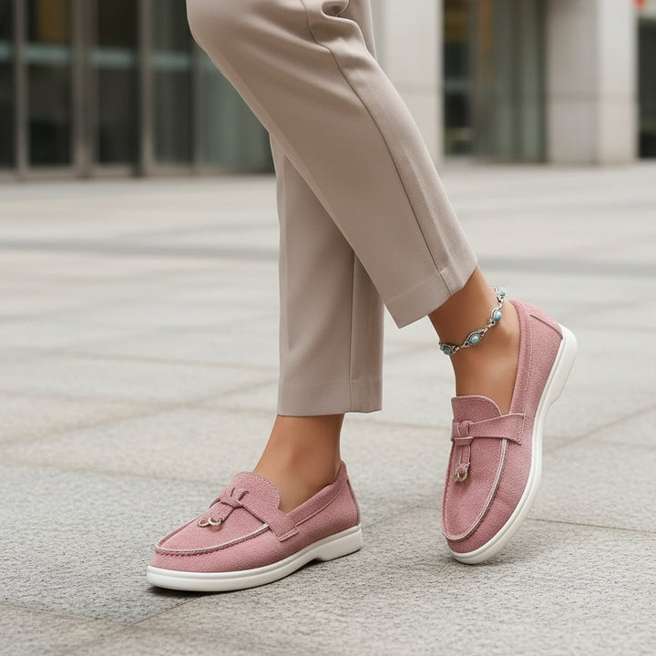 Women’s Loafers | Timeless Design Slip-On Style-Loafers-Mykonostore-Pink-5-Mykonostore