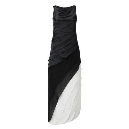 Women's Ombre Layered Dress | Stylish Flared Tiered Design-Mykonostore-Mykonostore
