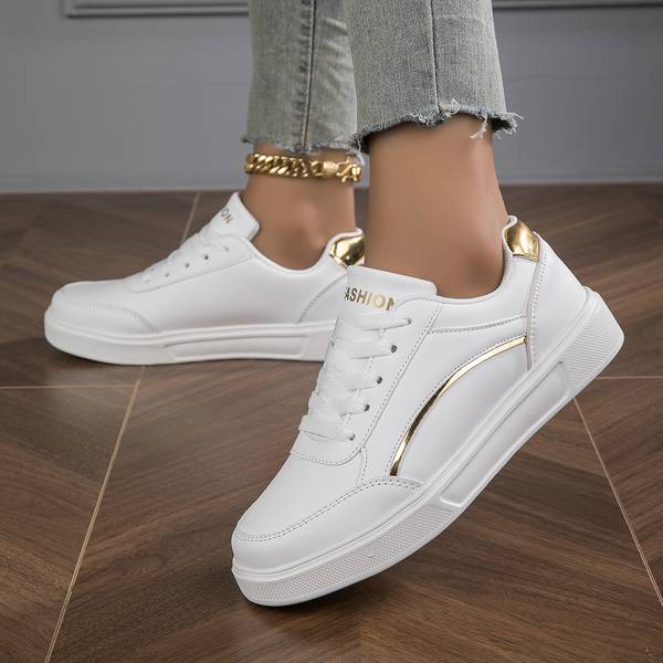 Women’s Sneakers | Elegant Design with Metallic Accents-Women's Sneakers-Mykonostore-Mykonostore