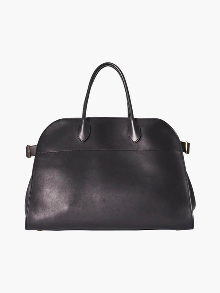 Women's Soft Canvas Tote Bag | Spacious Elegant Everyday Shoulder Bag-Mykonostore-Glazed Black-Mykonostore