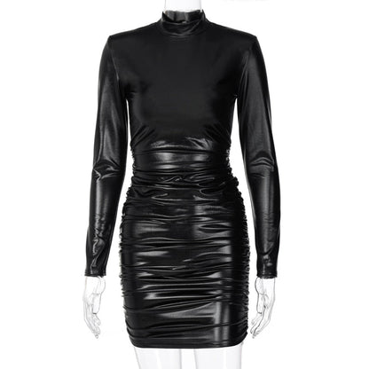 Women's Soft Off-Shoulder Summer Dress | Elegant Tailored Straight Silhouette-Mykonostore-Mykonostore